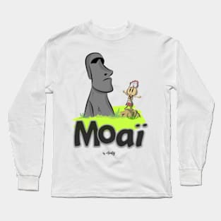 Moaï & Inhabitant Long Sleeve T-Shirt